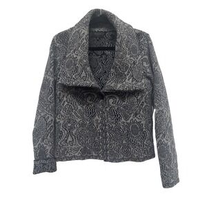 Mary Made In Italy Wool Sweater Jacket‎ Size L Comfort Style Warmth